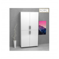 Kobiç Dosya Dolabı Tam Kapak 80x35x150 Cm Beyaz