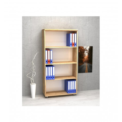 Kobiç Dosya Dolabı Açık Raflı 70x35x150 Cm Meşe