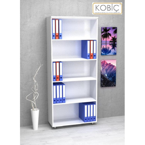 KOBİÇ DOSYA DOLABI AÇIK RAFLI 70X35X185 CM (BEYAZ) KOBİÇ DOSYA DOLABI AÇIK RAFLI 70X35X185 CM (BEYAZ)