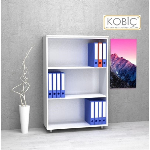 Kobiç Raflı Mdflam Dolap 70x35x115 Cm Beyaz Kobiç Raflı Mdflam Dolap 70x35x115 Cm Beyaz