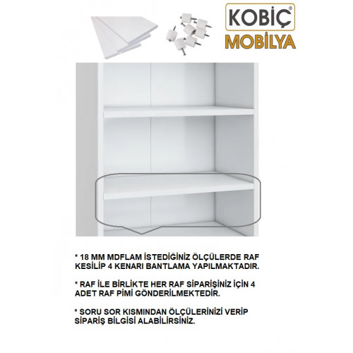 Özel Ölçü 18 Mm Gardrop ,mutfak,,banyo,kitaplık Dolabı Içi Raf 25x50 cm Özel Ölçü 18 Mm Gardrop ,mutfak,,banyo,kitaplık Dolabı Içi Raf 25x50 cm